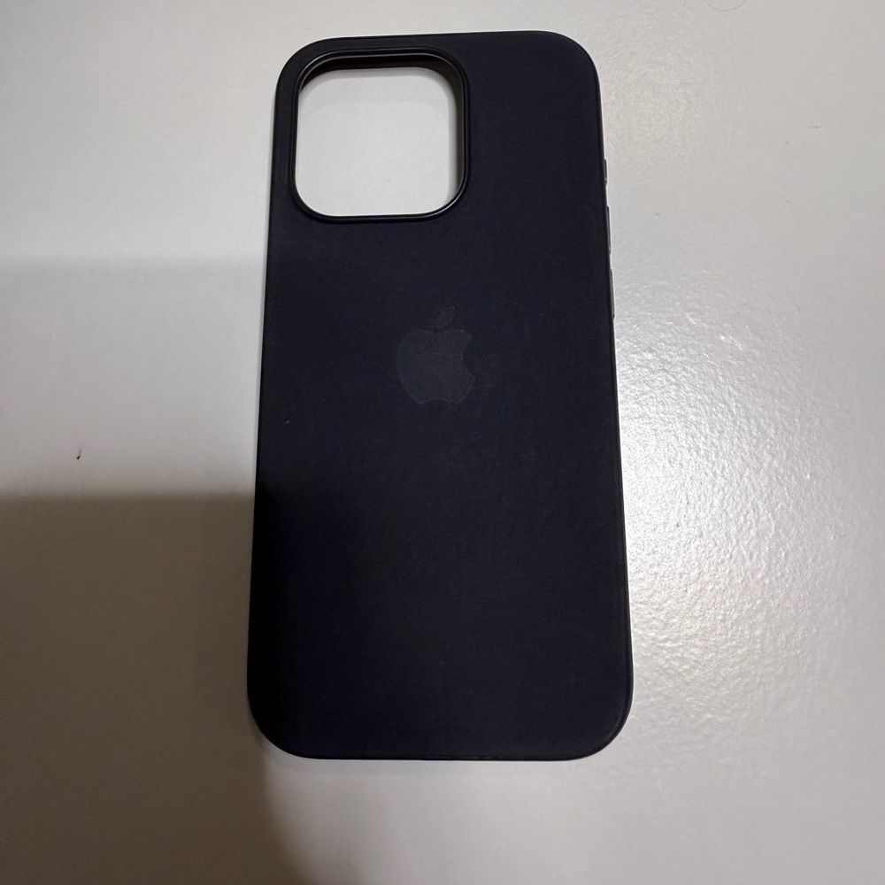 Apple Black Nylon Phone Cases